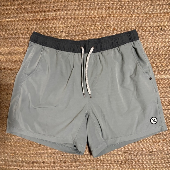 Vuori Other - Gray Vuori Athletic Shorts with Black Waistband